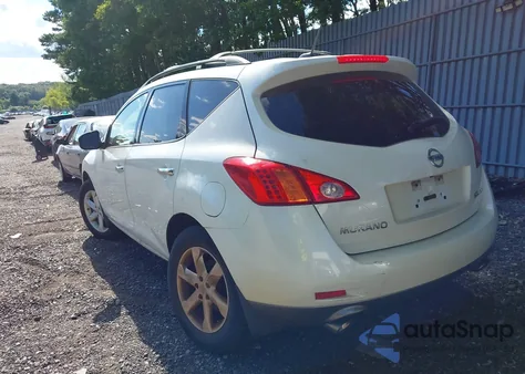 2010 Nissan Murano Sl z USA, uszkodzony, nr VIN JN8AZ1MW3AW116360